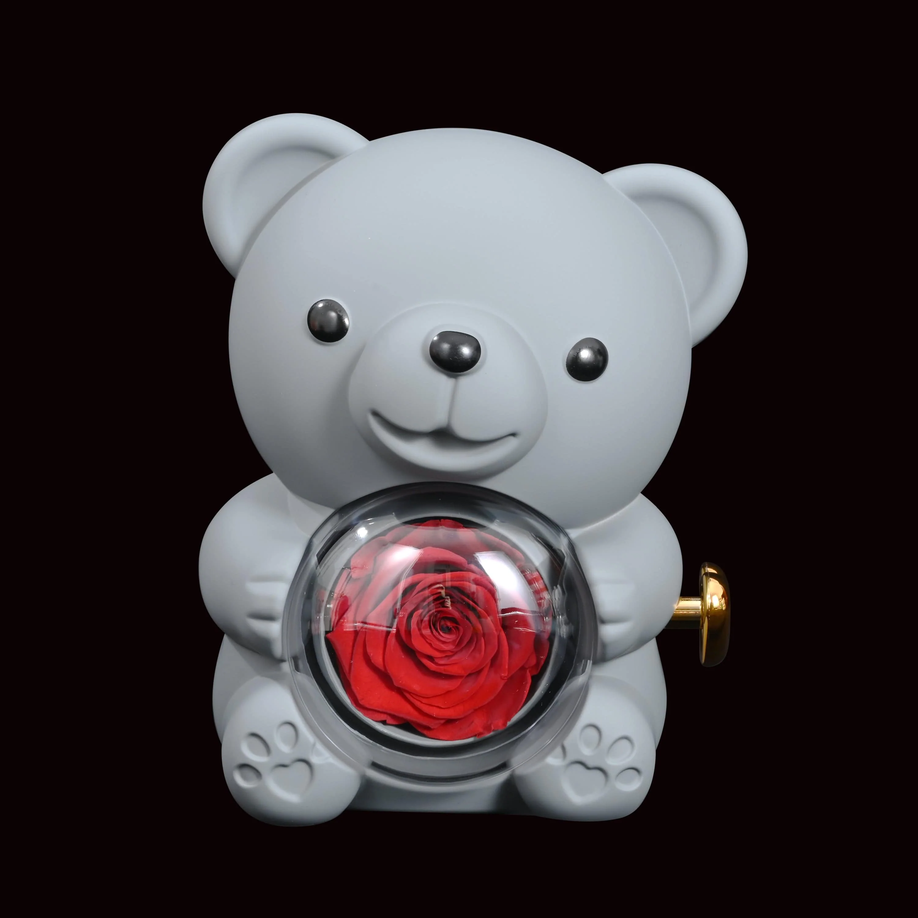 Eternal Rose Bear W/ Engraved Necklace - Image 88